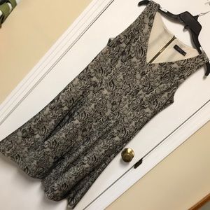 The Limited black and beige dress